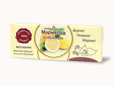 №2 Мармелад натуральный "Лимон" 140г в Отрадном