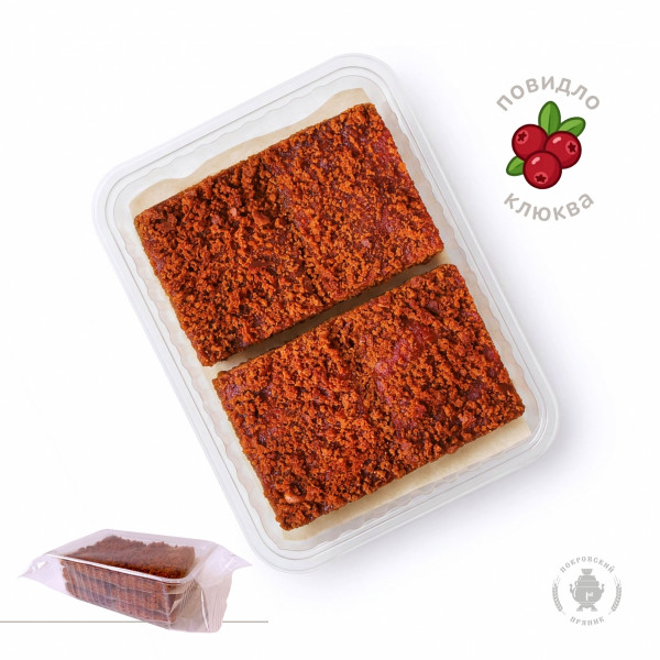 №3 Пряник 400г с фруктовой начинкой Клюква  в Отрадном