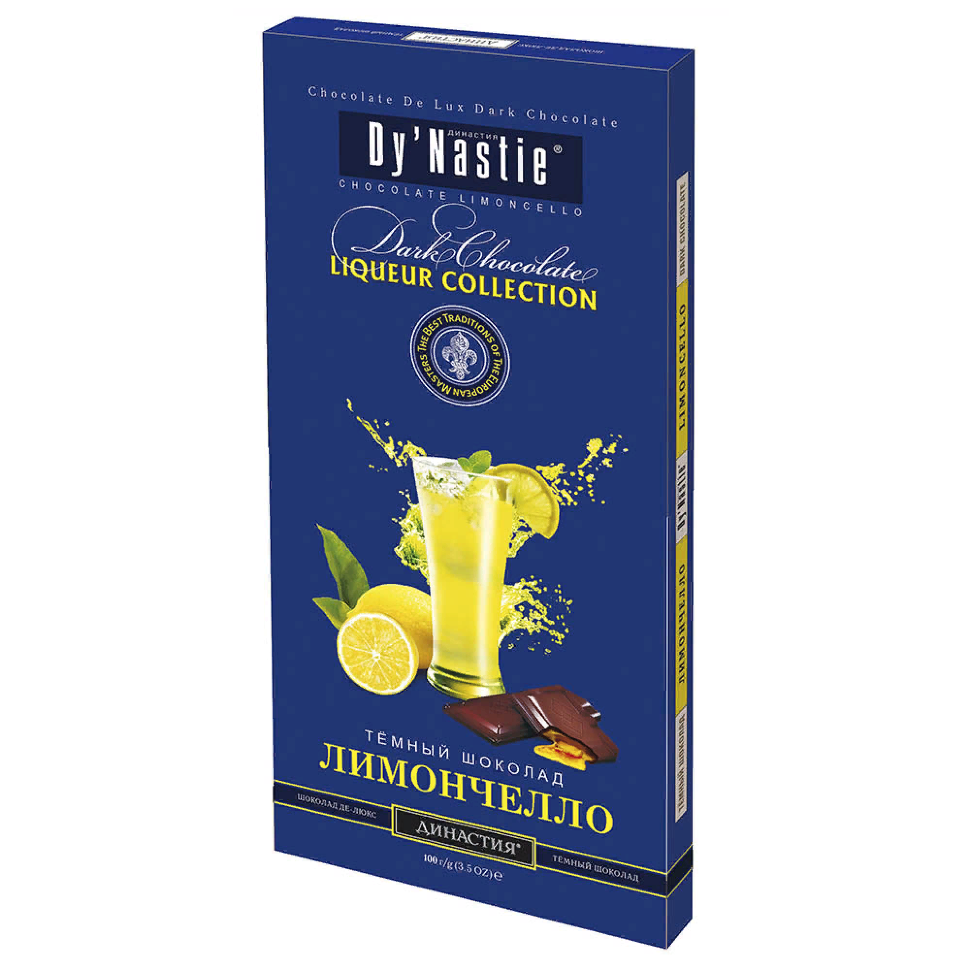  Династия Шоколад "Лимончело", (блок 10шт по 100г) в Отрадном