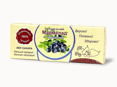 №2 Мармелад натуральный "Черника" 140г в Отрадном