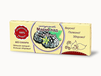 №2 Мармелад натуральный "Ежевика" 140г в Отрадном