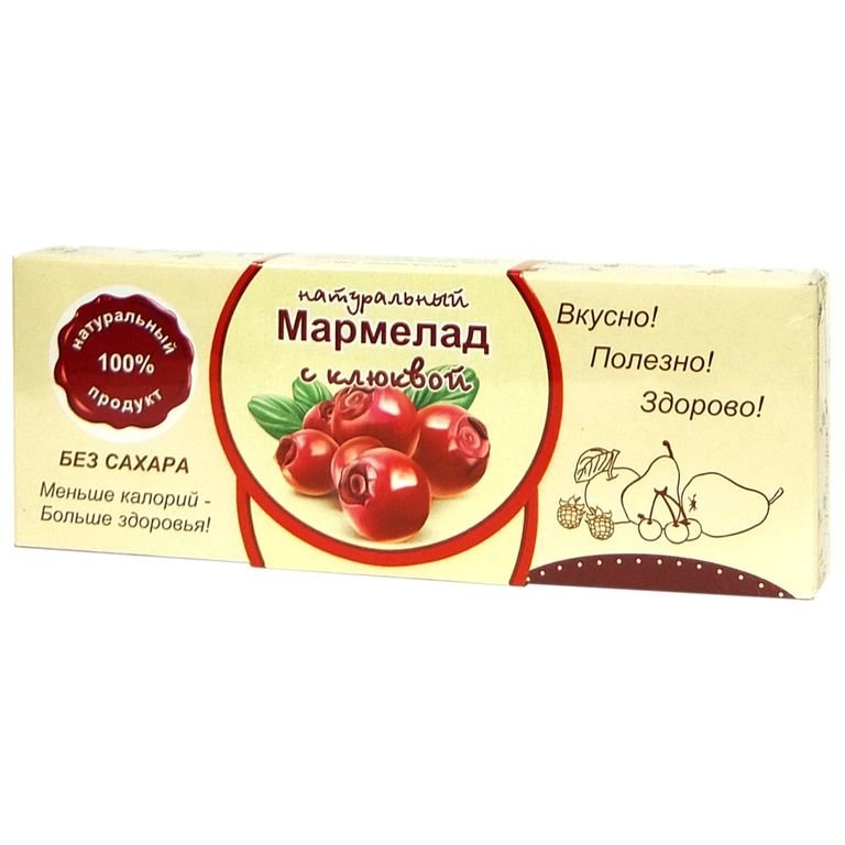  Мармелад натуральный "Клюква" 140г в Отрадном