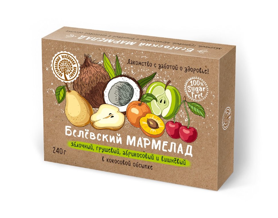  Мармелад белевский на фруктозе 240г  в Отрадном