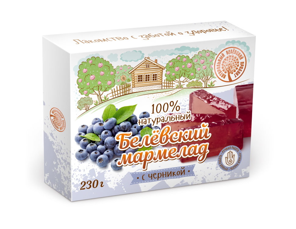  Мармелад белевский "Черника" 230г в Отрадном