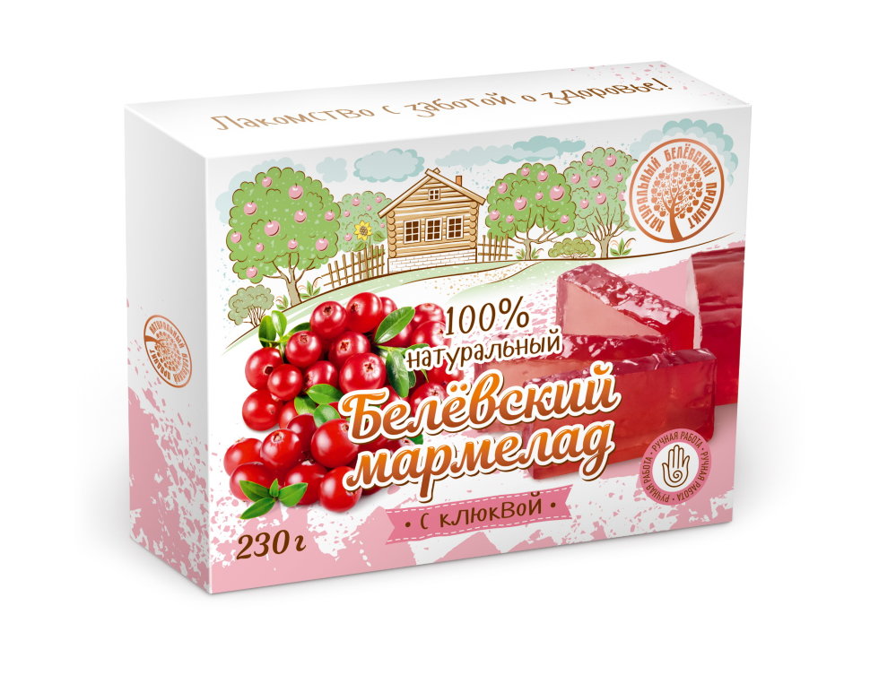  Мармелад белевский "Клюква" 230г в Отрадном